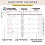 2026 Global Printed Products 8.5" x 11" Weekly & Monthly Planner, Paperboard Cover, Pastel Peacock (ESPROCY26851161)~#|#~57DCCE0D-D3A0-49B0-B48FA0C5A08E3105_sc7