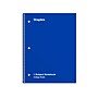 Staples 1-Subject Notebook, 8" x 10.5", College Ruled, 70 Sheets, Blue (ST27500C)~#|#~57DD0AD8-50DF-4ACF-B403E19074AAB8E7_sc7