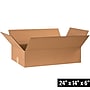 24" x 14" x 6" Shipping Boxes, 32 ECT, Brown, 25/Bundle (24146)~#|#~57DEE91D-751A-44F5-91FE4A8837162800_sc7