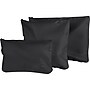 G Force 6-Piece Fabric Travel Pouch Set, Water Resistant, Black (27105-BLACK)~#|#~57E414CD-78F4-4DEB-A14F6B31AD091165_sc7