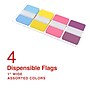 Staples Tabs, 1" Wide, Assorted Colors, 88 Tabs/Pack (ST62897)~#|#~57E53E1C-D9AC-4B2D-864861C1B4A4D682_sc7