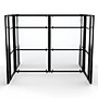 VersaDesk WorkNest 66"H x 81"W 2 Person H-Shaped Cubicle Panel Workstation, Black (WNCH-7296-B)~#|#~57E62C73-13D4-4D29-A8EA6597CCC95E2E_sc7