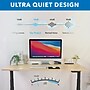 Mount-It! Ultimate Dual Motor 55"W Electric Rectangular Adjustable Standing Desk, Maple/Black (MI-18081)~#|#~57E81B91-6BFA-4D1E-9B0F5D94424207E0_sc7