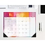 2027 Willow Creek Abstract Art 22" x 17" Monthly Desk Pad Calendar, Assorted Colors (66553)~#|#~57EAA8FC-F056-4563-8C31DB229F1EB245_sc7