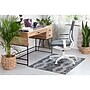 Anji Mountain Rug'd Smiljan Carpet & Hard Floor Chair Mat, 36" x 48", Black/White Polyester (AMB9022)~#|#~57EB0819-C75B-4546-B7A9295A7786F36C_sc7
