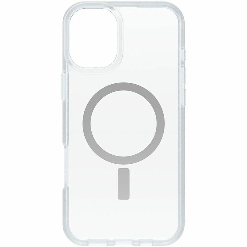 OtterBox React Series MagSafe Phone Case for iPhone 16 Plus, Shock Absorbing, Clear (77-99673) image 1