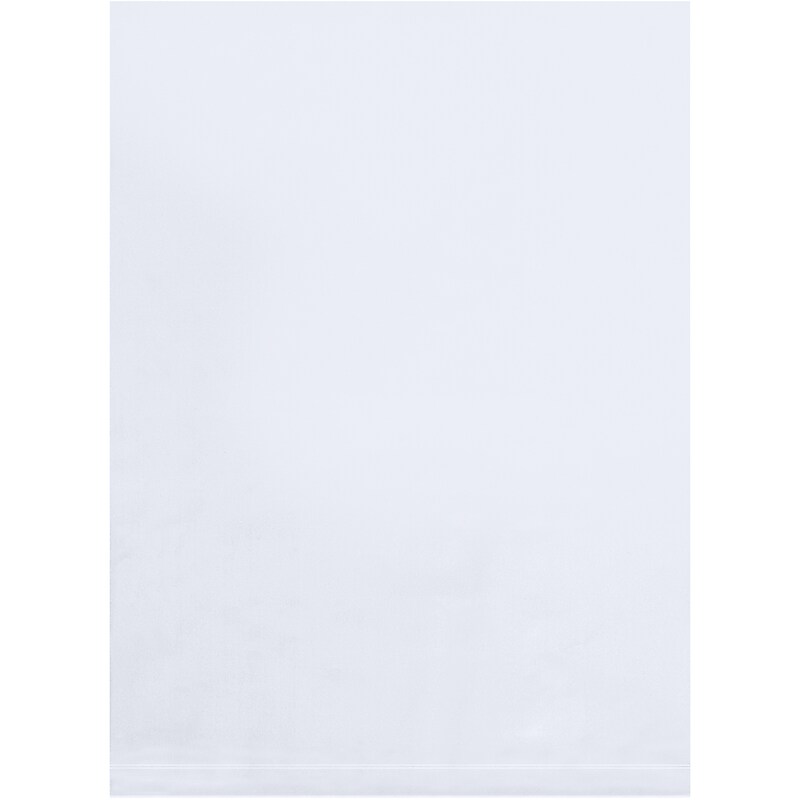 20" x 24" Layflat Poly Bags, 2 Mil, Clear, 500/Carton (PB605) image 1