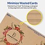 Avery Integrated Cards, 3" x 3", Matte Kraft Brown, 60/Pack (95336)~#|#~57F719D2-6B01-455A-80477B8DD77AE015_sc7
