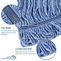 BISON LIFE Kleen Handler Blend String Mop Head, 24 oz., Blue, 24/Pack (BPES-LEM-BD-BL-24-1-24A)~#|#~57F99A3F-B100-4B3F-A94FE19DA1E13FAC_sc7