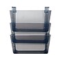 TRU RED Unbreakable 3‑Pocket Plastic Letter Wall File, Smoke – Durable Wall‑Mounted Organizer for Mail, Documents & Daily Filing~#|#~580094E2-32A6-429F-82FAE585F107EC5F_sc7