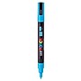 POSCA PC-3M Water Based Paint Marker, Reversible Fine Tip, Light Blue, 3/Pack (UBCPC3MLTBLUE-3)~#|#~5804EB5D-7518-4BA8-B7398F15EC90F397_sc7
