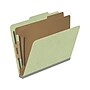 Medical Arts Press Pressboard Classification Folder, 2 Dividers, 2" Expansion, Letter Size, Peridot Green, 10/Box~#|#~58056F6C-3101-4BF2-8536868BA4A2FBD0_sc7