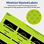 Avery Laser/Inkjet Multipurpose Square Labels, 2.5" x 2.5", Bright Green, 180/Pack (94104)~#|#~580AC1CC-B6E2-4C9F-922E35F3B7EA35A0_sc7