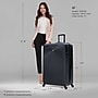 DUKAP Inception 33.86" Hardside Suitcase, 4-Wheeled Spinner, TSA Checkpoint Friendly, Black (DKINC00XL-BLK)~#|#~581305F2-7BF6-4977-9F7B180C71865A33_sc7