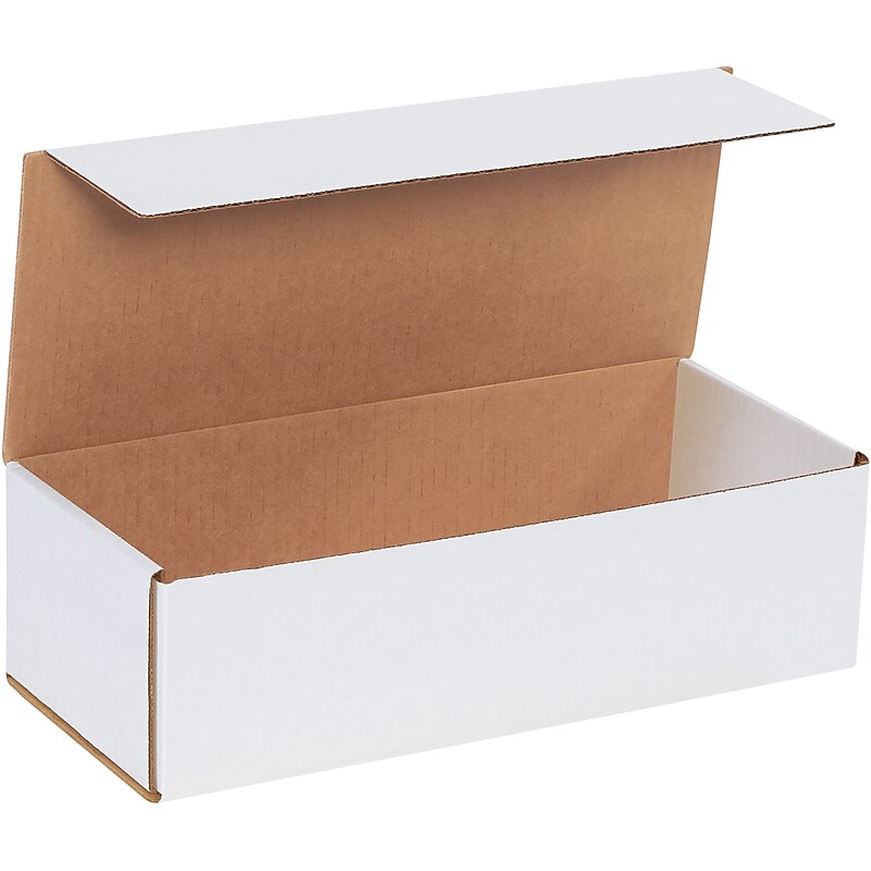 14" x 6" x 4" Crush-Proof Mailer, White, 50/Bundle (M1464) image 1