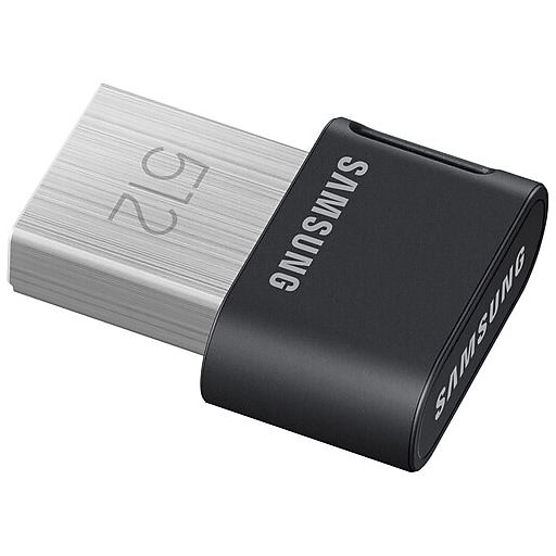 Samsung FIT Plus 512GB 3.2 Gen 1 Type-A Flash Drive, Black (MUF
