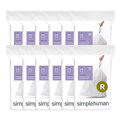 simplehuman Code R Custom Fit Drawstring Trash Bags in Dispenser Packs - Thumbnail 2