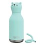 ASOBU Bestie Bottle Kitty Vacuum Insulated Stainless Steel Water Bottle with Reusable Flexi Straw, 16 oz., Blue (SBV44CA)~#|#~581F6DB4-221F-489E-86A8B06C90DC6D48_sc7