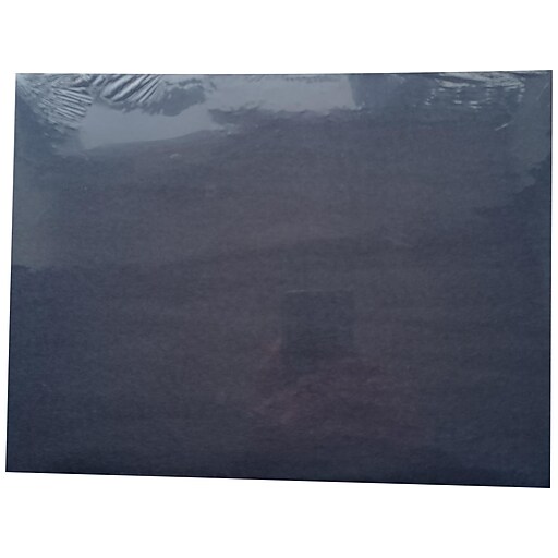 American Paper 9" x 12" Construction Paper, Black, 50 Sheets/Pack