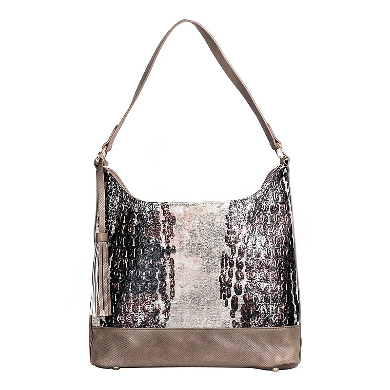 Karla Hanson Eva Canvas Hobo Bag, Beige (80105BEIGE) image 1