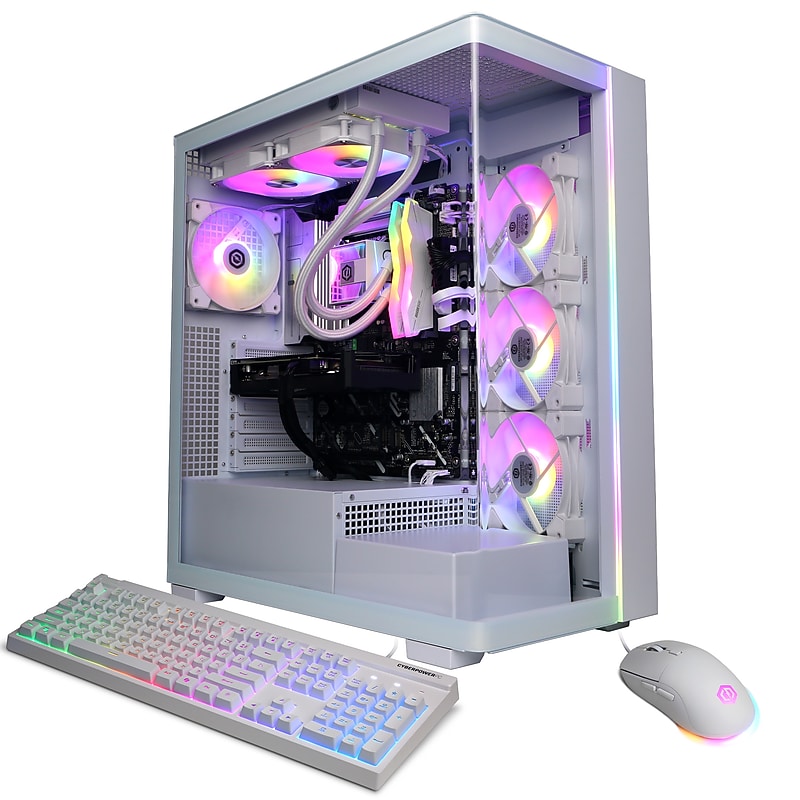 CyberPowerPC Gaming Desktop Computer, Intel Core Ultra 9 285, GeForce RTX 5060 Ti 16GB, 32GB RAM, 2TB SSD, Windows 11 Home image 1