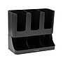 Mind Reader 6 Compartment 2-Tier Cup and Condiment Countertop Organizer, Black (UPRIGHT6-BLK)~#|#~582A0AD8-7102-43D9-B09CDD05A5F9AFD1_sc7