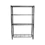 Whalen 4-Shelf Wire Unit, 36"W, Black (WS143654-4B)~#|#~582C6941-132D-437B-95A012530A73A5BD_sc7