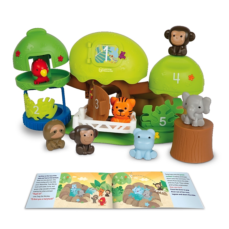 Learning Resources Peeksville Learning Jungle Playset, Multicolored (LER7748) image 1