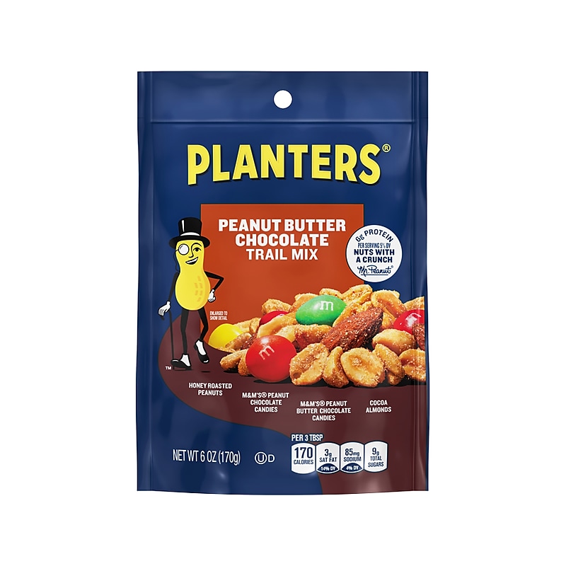 Planters Peanut Butter Chocolate Trail Mix, 6 oz. (123219) image 1