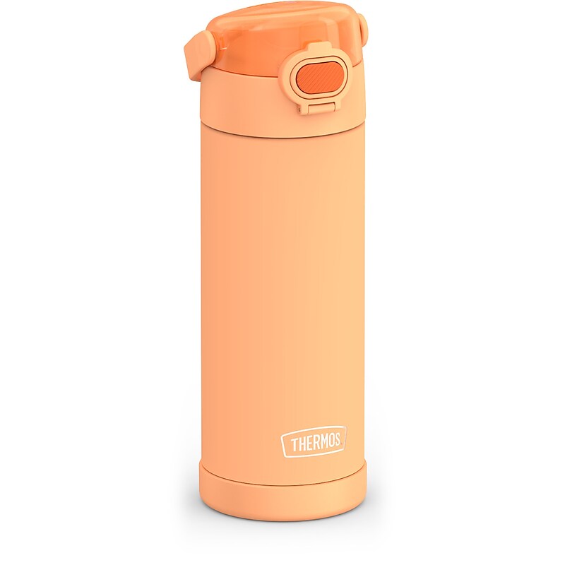 Thermos Stainless Steel Vacuum Insulated Water Bottle, 16 oz., Orange (EAF42100OR6) image 1