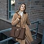 Karla Hanson Rachel Faux Leather Accordion Bag, Brown (24578056)~#|#~58367521-186A-490E-A1F7ABBB48AEBBD6_sc7