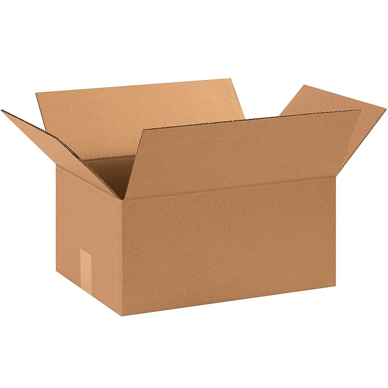 15" x 11" x 7" Shipping Boxes, 32 ECT, 25/Bundle (15117) image 1