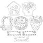 Barker Creek Color Me! In My Garden All Inclusive Bulletin Board Set, 171 Pieces/Set (BC3727)~#|#~583D4748-ABD6-439D-9073374415607B2C_sc7