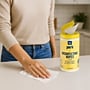 Perk™ Disinfecting Wipes, Lemon Scent, 75 Wipes/Pack, 6/Carton (PK56665CT)~#|#~5841BBE9-9E60-4BDA-AB5E71F07755D2D7_sc7