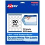 Avery Square Scalloped Laser/Inkjet Multipurpose Labels, 1-5/8" x 1-5/8", White, 2000 Labels/Box (94110)~#|#~58421957-0F89-4CCB-8A11D487C008384E_sc7