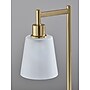 Adesso Gio Incandescent Desk Lamp, 22"H, Antique Brass/White (3302-21)~#|#~58433EF7-33D5-4879-A37B948AE5CA2232_sc7