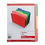 Staples File Folders, 1/3-Cut Tab, Letter Size, Assorted Colors, 24/Pack (ST285130-CC)~#|#~58441327-8B0D-4ECD-A3C46FBBAD575C05_sc7