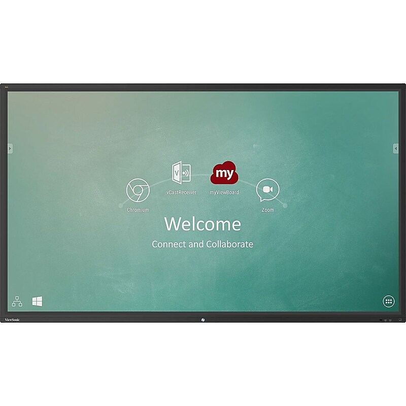 ViewSonic ViewBoard 98" 4K Ultra HD 60Hz Interactive Display Monitor, Black (IFP9850) image 1