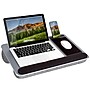 LapGear Home Office Pro 21.1" x 14.1" x 2.6" Lap Desk, Silver Carbon (91615)~#|#~584494F5-67DD-45D4-B55EE803E5C9642B_sc7