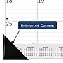 2026 Blueline DuraGlobe Bamboo Fiber 22" x 17" Monthly Desk Pad Calendar, Blue/White (C177227)~#|#~584C51AA-E298-4527-BF42239D4C97C65E_sc7