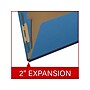 Medical Arts Press Pressboard Classification Folder, 1 Divider, 2" Expansion, Letter Size, Royal Blue, 10/Box~#|#~5855080C-F994-4F22-9394D6B9EDDA3B5D_sc7