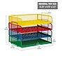 Mind Reader Metal Side Loading Stackable Letter Tray, Multicolored (DSTACK4-ASST)~#|#~5855AAB7-CADA-43C0-B73F721C45113993_sc7