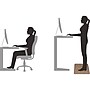 M + A Matting TuffComfort Anti-Fatigue Commercial Standing Desk Floor Mat, 6' x 2', Granite (5230202272107)~#|#~5855E192-B043-4918-94FFCF7AF0601771_sc7