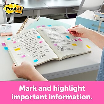 Post-it Flags Value Pack, .47" Wide, Assorted Colors, 328 Flags/Pack (683-VAD1)