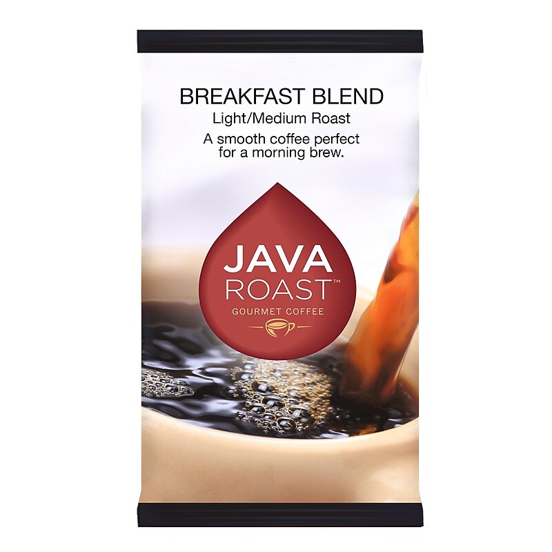 Java Roast Gourmet Breakfast Blend Coffee Fraction Pack, Light Roast, 1.75 oz., 42/Carton (BHS23737X) image 1