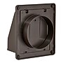 Lambro 6" Plastic Wall Exhaust Vent with Hinged Screen, Removable Damper & 1.25" Collar, Brown (3510B)~#|#~5858FB1F-715B-43D8-B3A29692EB42113C_sc7