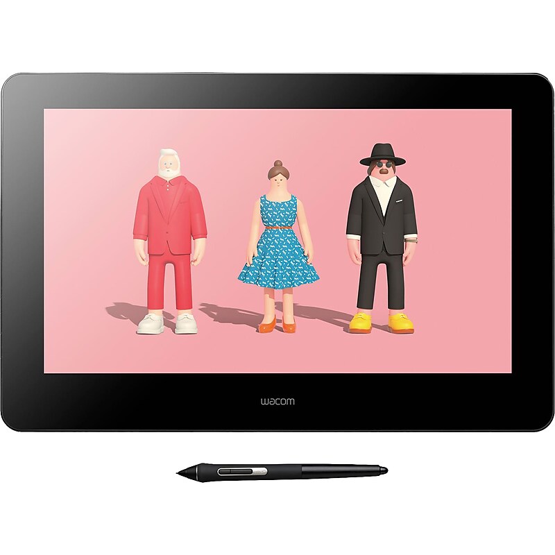 Wacom Cintiq Pro 16 13.6" x 7.6" Graphics Tablet, Black (DTH167K0A) image 1