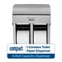 Compact 4-Roll Quad Coreless Toilet Paper Dispenser by GP PRO, Stainless Steel (56748)~#|#~5860335F-8F97-409C-A82FA403777B375D_sc7