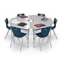 MooreCo Astute 33.8"W Diamond Student Desk, Grey Nebula, 2/Set (59087)~#|#~58698745-4C92-466C-8A3AB36DFFAD0F9F_sc7