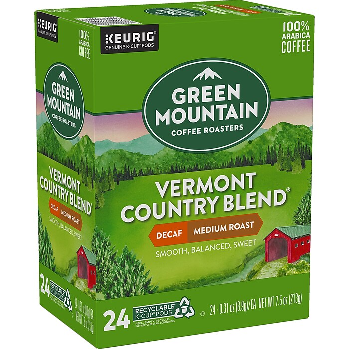 Green Mountain Vermont Country Blend Decaf Coffee Keurig® K-Cup